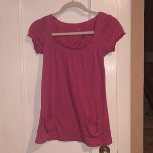 American Eagle Dark Pink Top